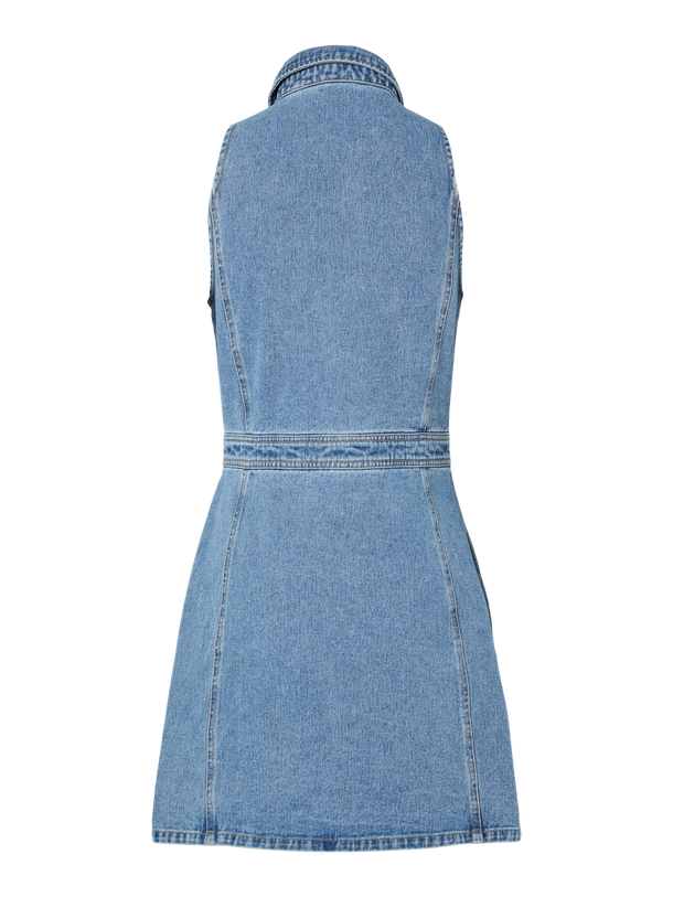 Product VESTIDO DENIM HALTER MINDY-Light Blue Denim - Image 2
