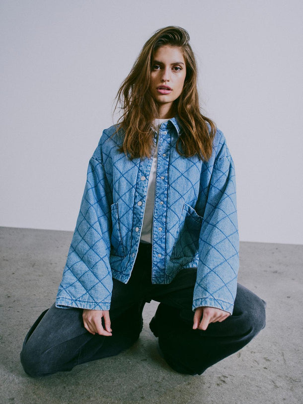 Product CHAQUETA CLARA - Light Blue Denim - Image 3