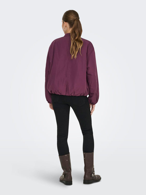 Product CHAQUETA BOMBER OVERSIZE ADE-Mauve Wine - Image 3