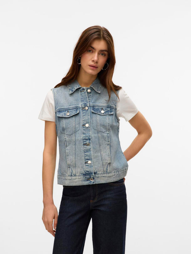 Product CHALECO ZORICA - Light Blue Denim - Image 1