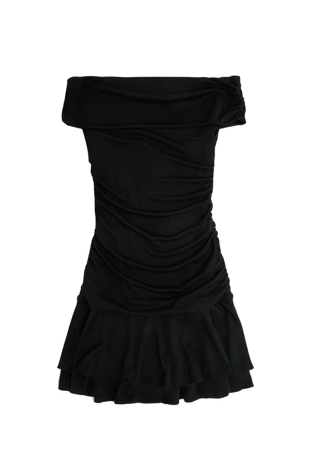 Product VESTIDO MINI DRAPEADO BMK-Black - Image 4