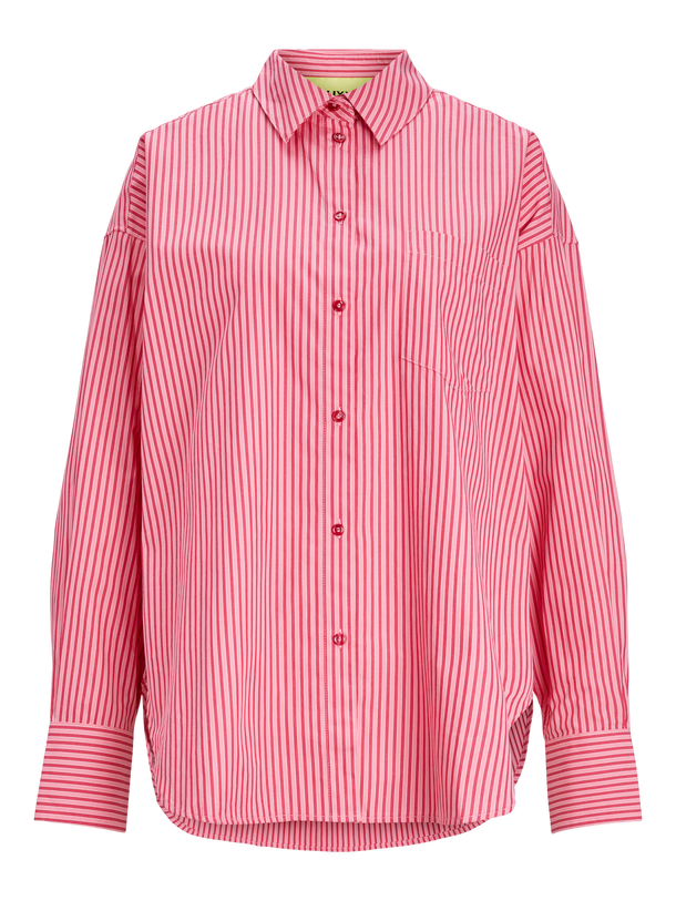 Product CAMISA RELAXED POPELÍN JAMIE-Cerise Stripes:STRIPE - Image 2