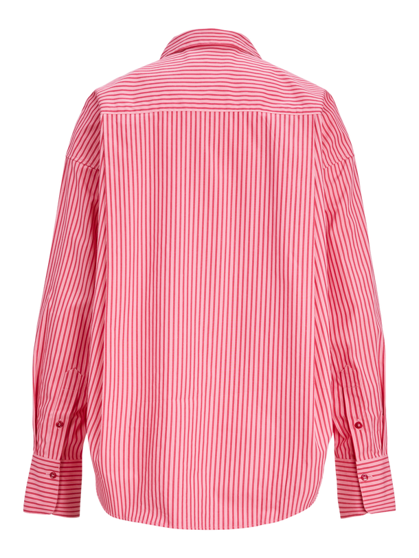 Product CAMISA RELAXED POPELÍN JAMIE-Cerise Stripes:STRIPE - Image 4