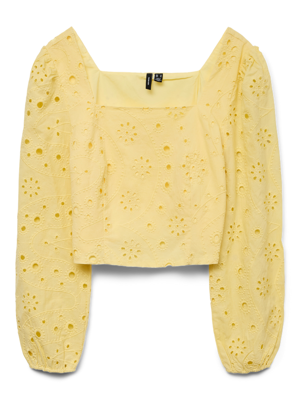 Product TOP DE PUNTILLA ILLE - Pale Banana - Image 1