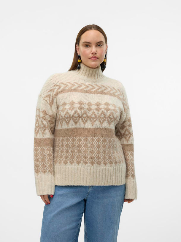 Product SWEATER AMPLE - Birch Detail:W. SILVER MINK - Image 2