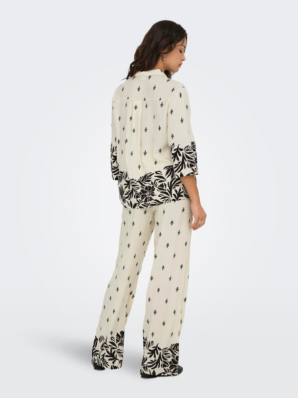 Product CAMISA MAGGIE - Sandshell AOP:BLACK ETHNIC - Image 3