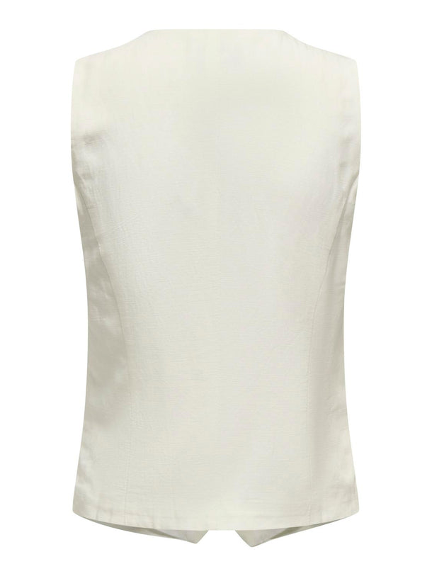 Product CHALECO SASTRERO LINO INDY-Cloud Dancer - Image 2