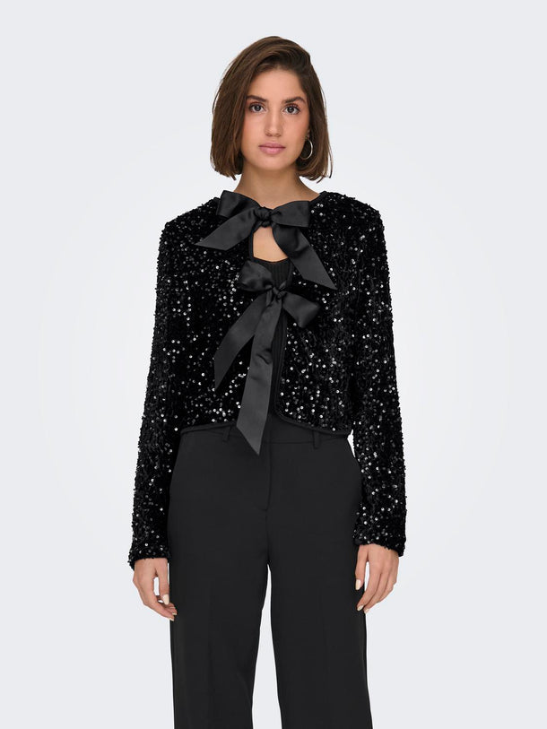 Product TOP LANIKA - Black Detail:BLACK BOW - Image 1