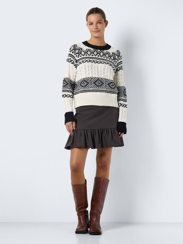 Product SWEATER NOR - Black Pattern:EGGNOG - Image 4