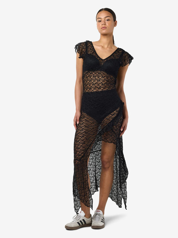 Product VESTIDO MAXI ENCAJE LACEY-Black - Image 6